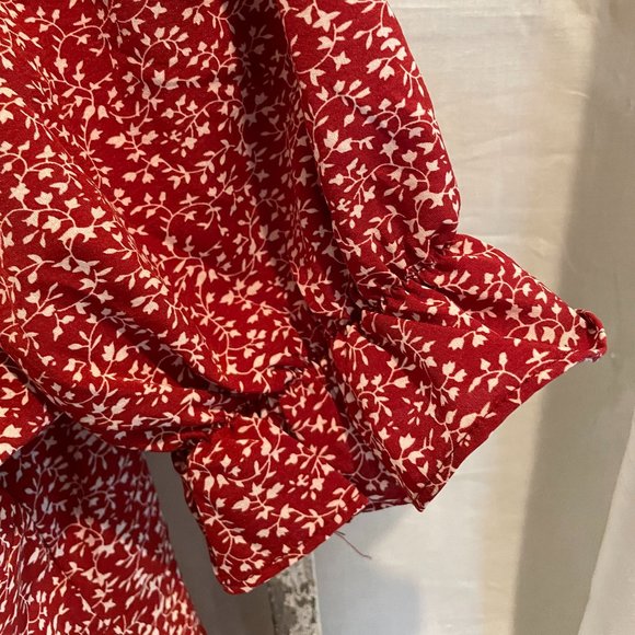 Shein Red Floral Dress - Picture 4 of 5